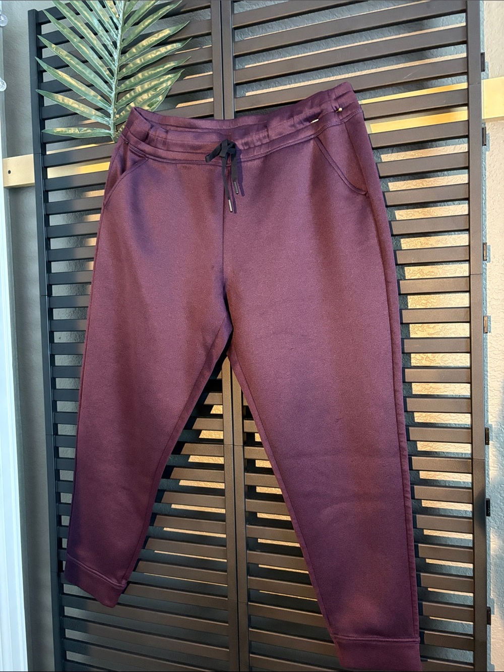 Women’s Purple Jogger Sweatpants - Casual Drawstring Pants